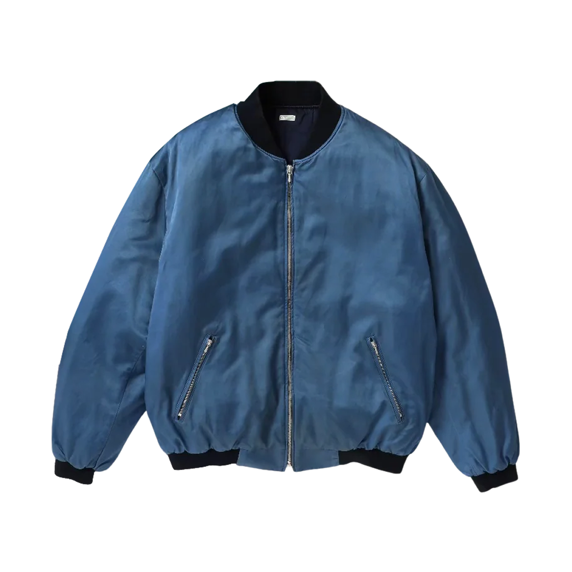 아프레쎄 빈티지 실크 비스코스 투어 자켓 네이비 - 26SS(A.Presse Vintage Silk Viscose Tour Jacket Navy - 26SS)