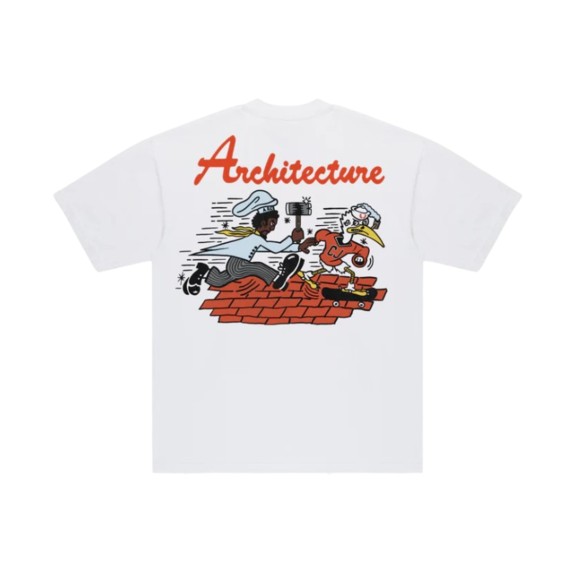 트래비스 스캇 캑터스 잭 x 아치 셰프 티셔츠 화이트(Travis Scott Cactus Jack x ARCH Chef T-Shirt White) - 1