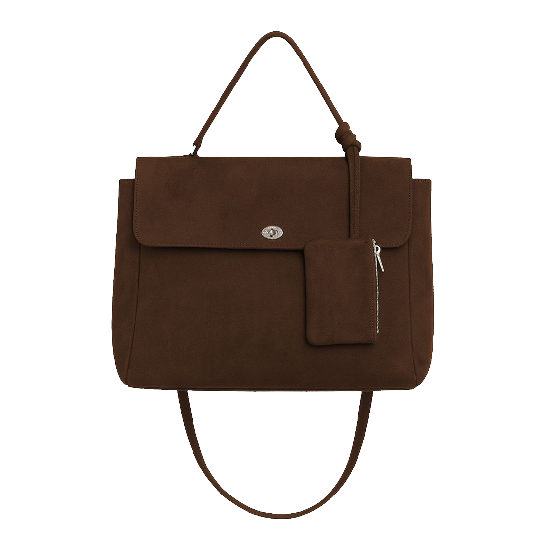 아노에틱 스웨이드 누아 백 브라운(Anoetic Suede Nua Bag Brown)