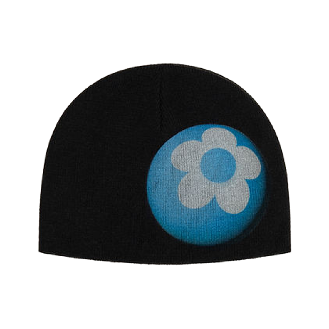 - Vandy The Pink Flower Ball Short Beanie Black