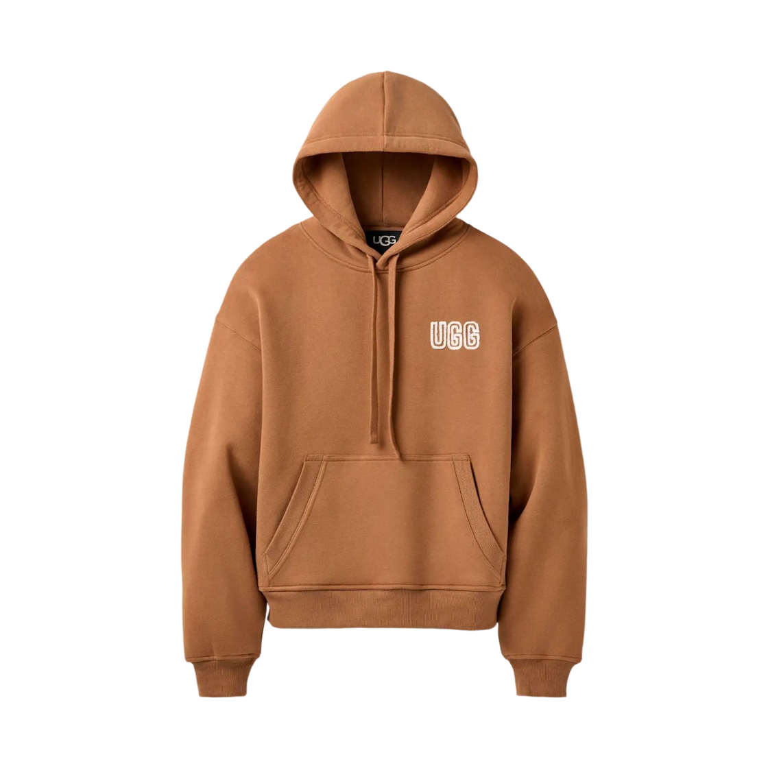 (W) 어그 어그 로고 후드 체스트넛((W) UGG UGG Logo Hoodie Chestnut)