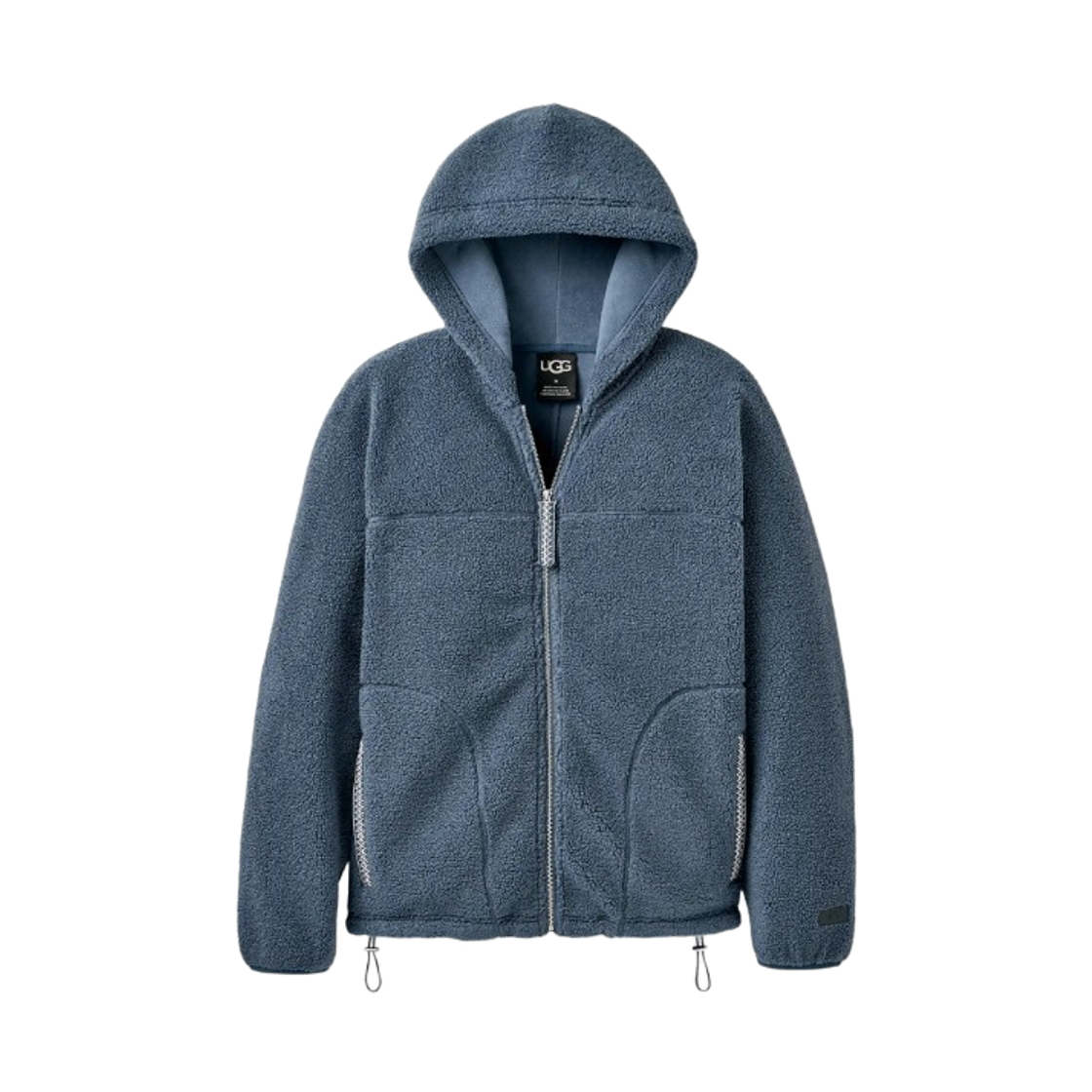 어그 어그브레이드 풀 집 후드 다크 웨이브(UGG UGGbraid Full Zip Hoodie Dark Wave)