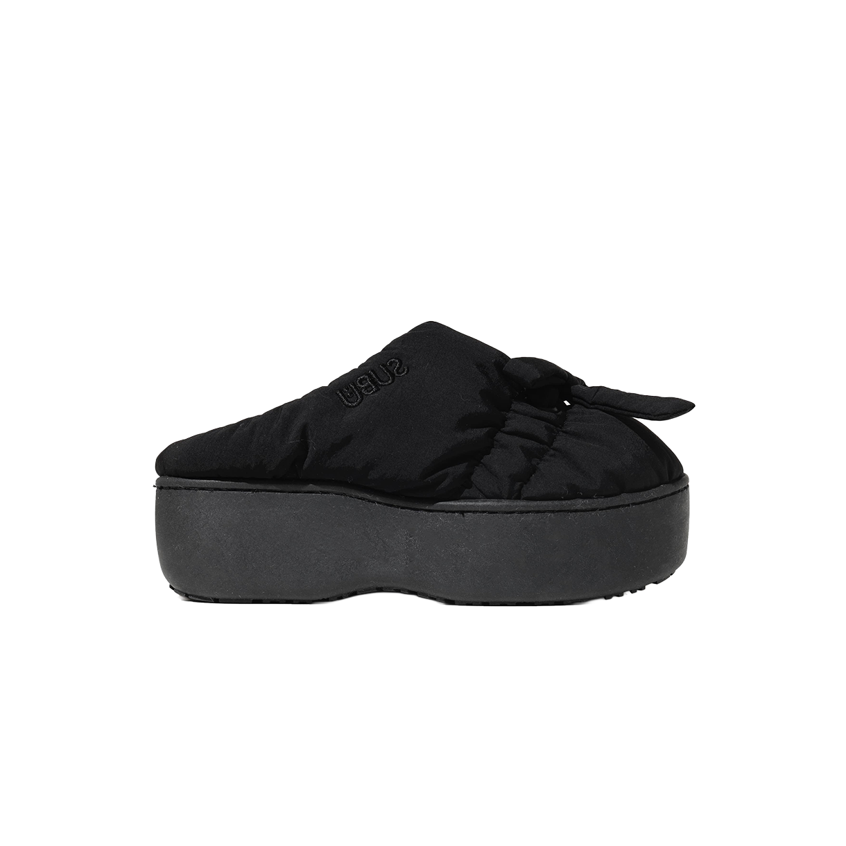 퍼버즈 x 스부 우먼 멀티플 윈터 샌들 블랙 - 25FW(Perverze x Subu Women Multiple Winter Sandal Black - 25FW)