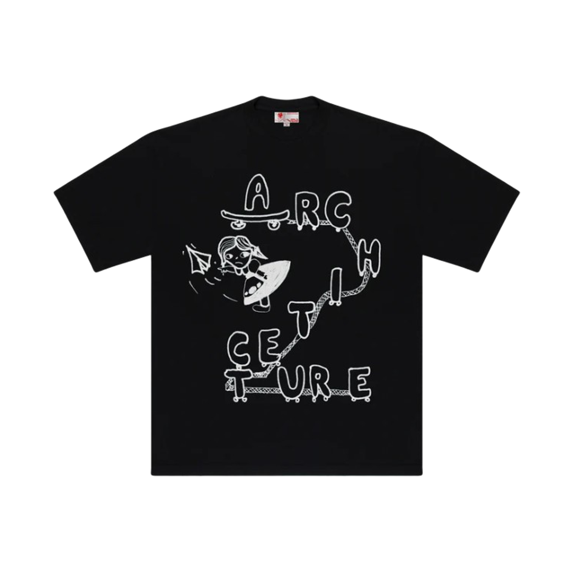 트래비스 스캇 스케이트 레일 티셔츠 블랙(Travis Scott Skate Rail T-Shirt Black) - 1