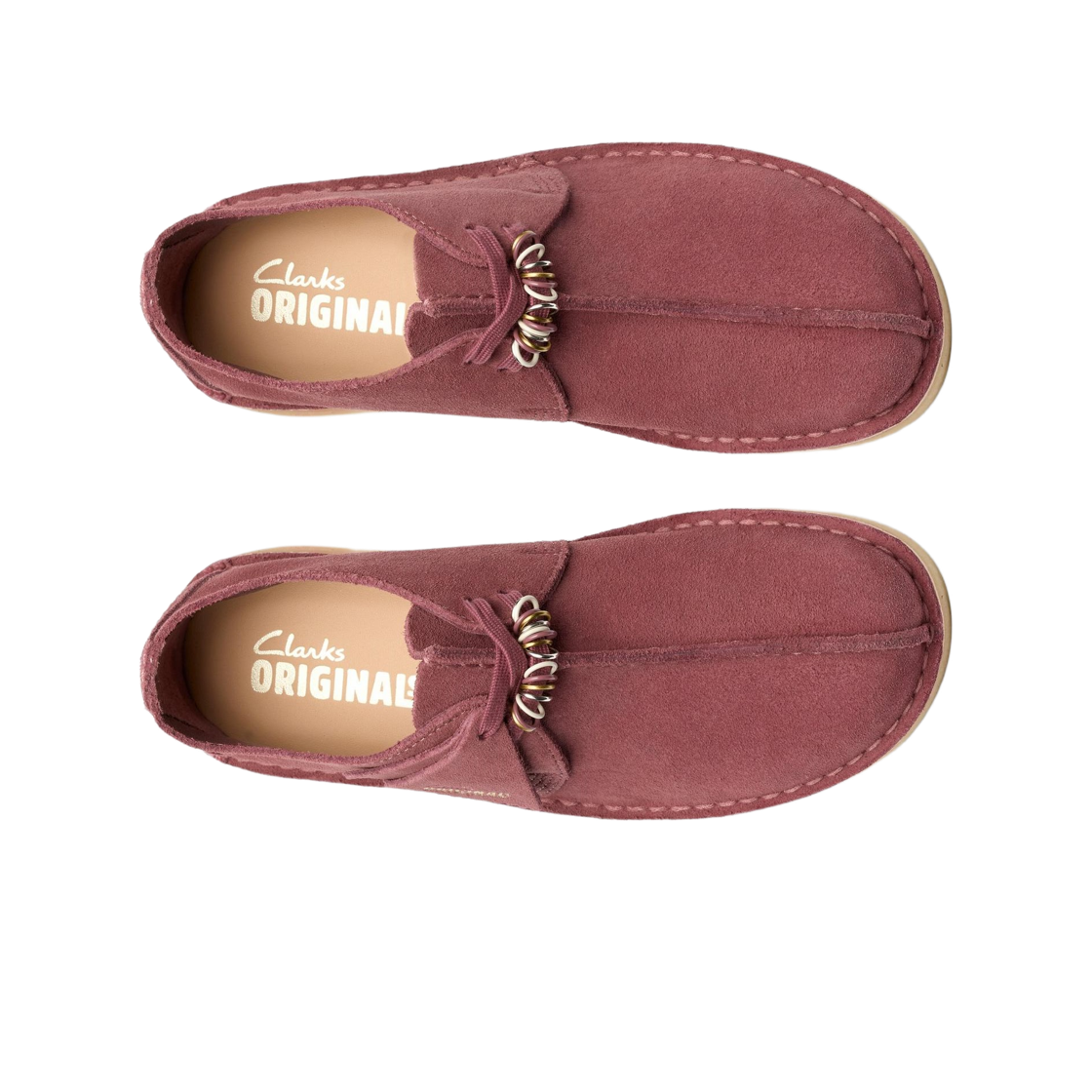 (W) 클락스 데저트 트랙 로즈 브라운 스웨이드((W) Clarks Desert Trek Rose Brown Suede) - 2