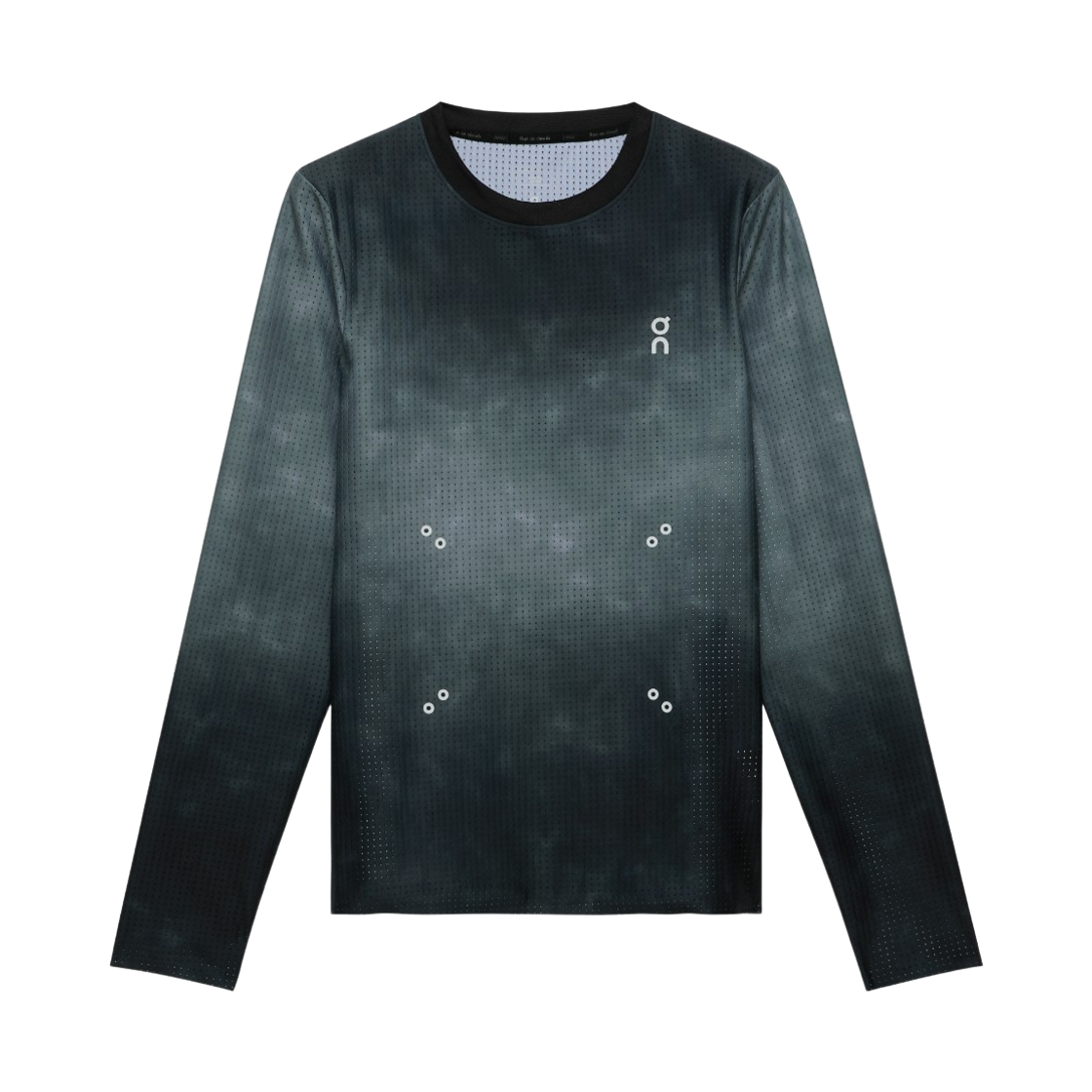 1WF11040553 (W) On Running Pace Mesh Long Sleeve T-Shirt Black