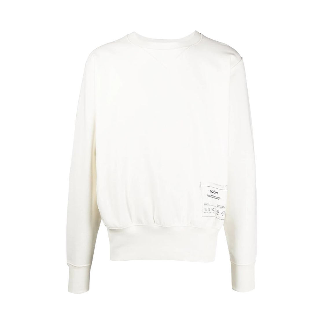 S50GU0153S25508101 Maison Margiela Icon Tab Print Sweatshirt White