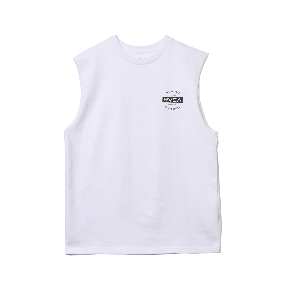 루카 TCS 슬리브리스 (VF11SL117WHT)(RVCA TCS Sleeveless (VF11SL117WHT))