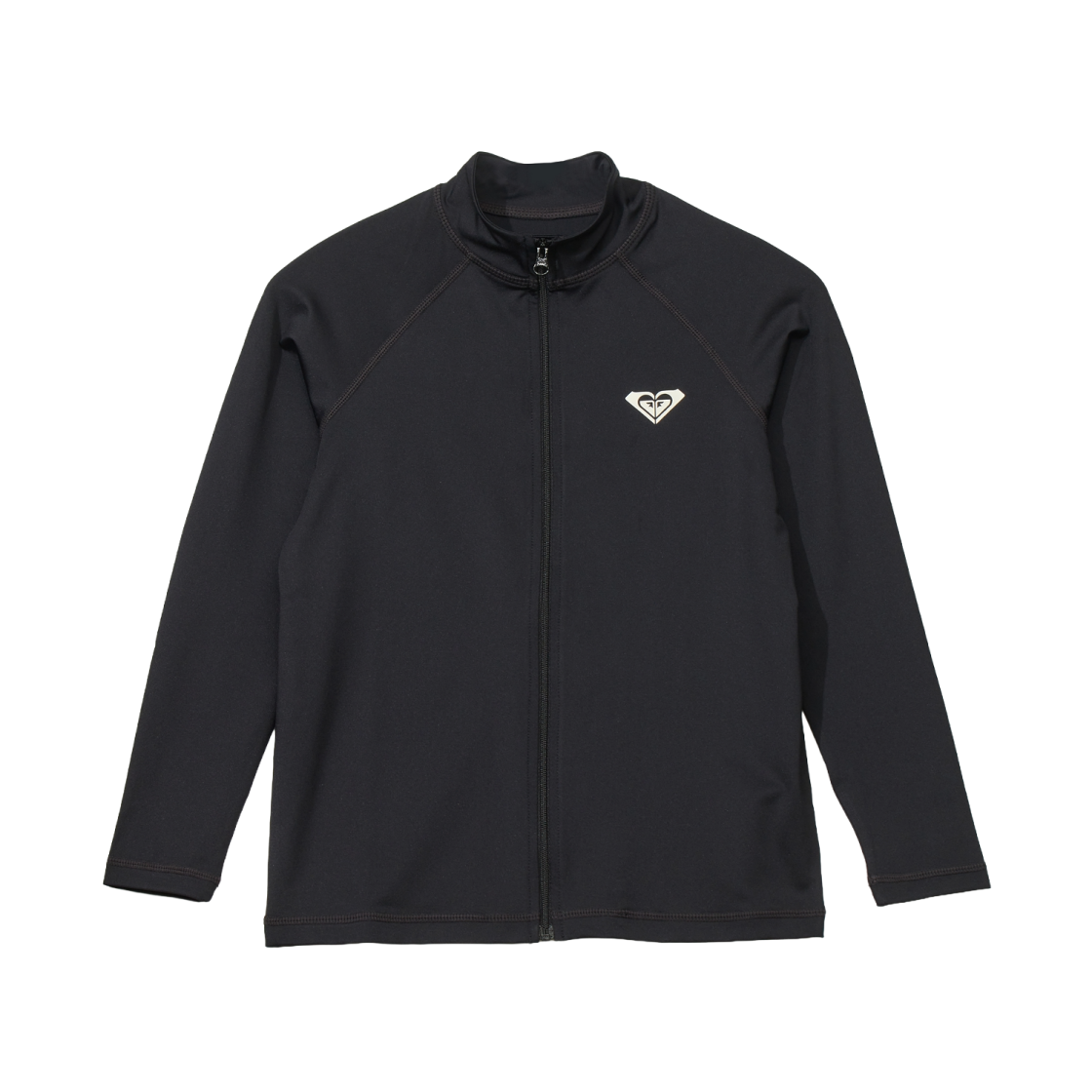 록시 주니어 서프 걸 긴팔 집업 래쉬가드 (TF21BR090BLK)(ROXY Junior Surf Girl Long Sleeves Zip Up Rashguard (TF21BR090BLK)) - 1