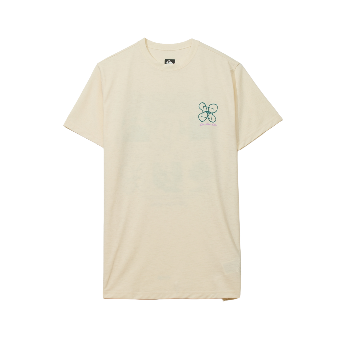 QF21RE043OWT QUIKSILVER UPF 50+ Heartbeat Short Sleeves Rashguard (QF21RE043OWT)