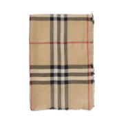 Burberry Check Reversible Scarf Beige
