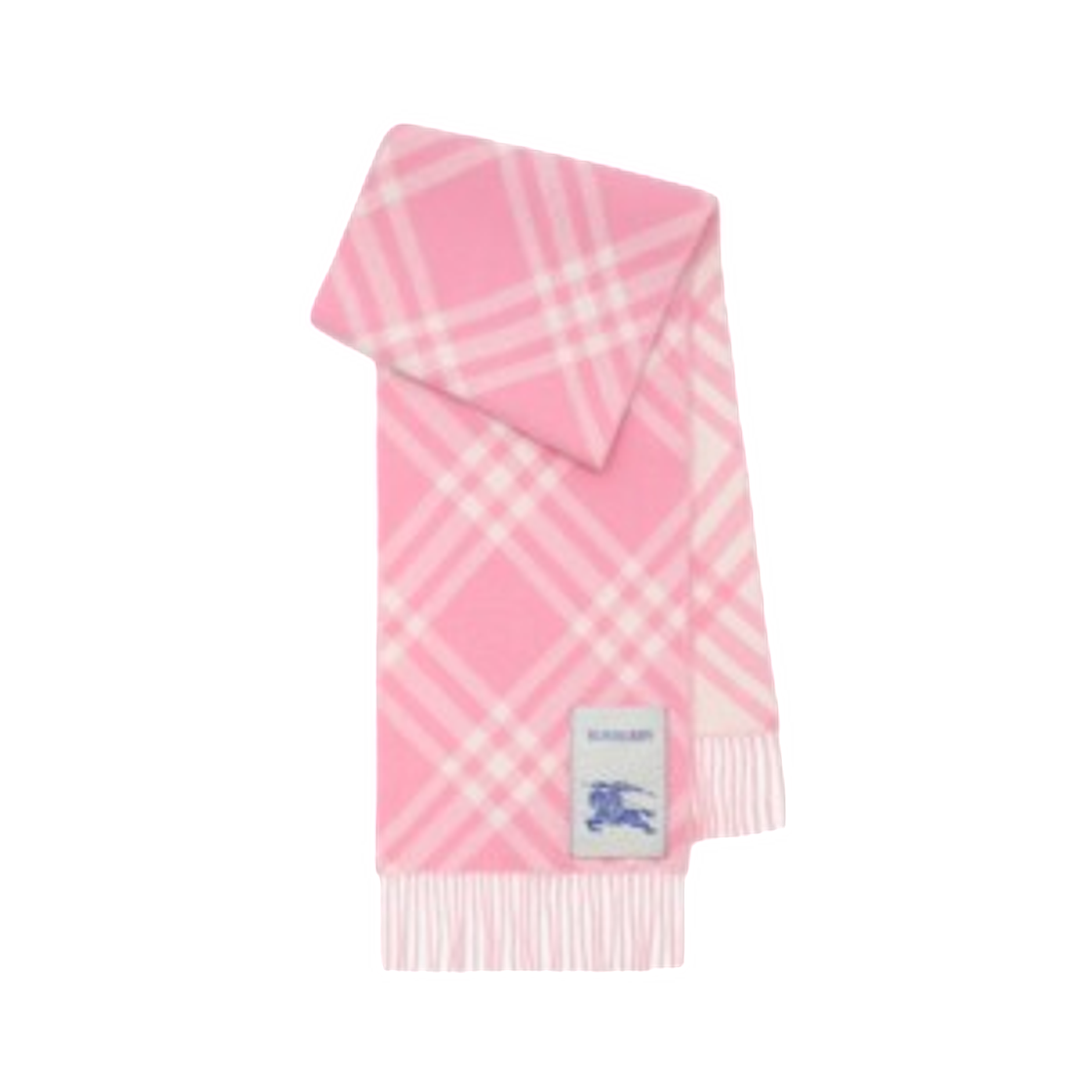 81240741 Burberry Check Cashmere Scarf Sugar Pink