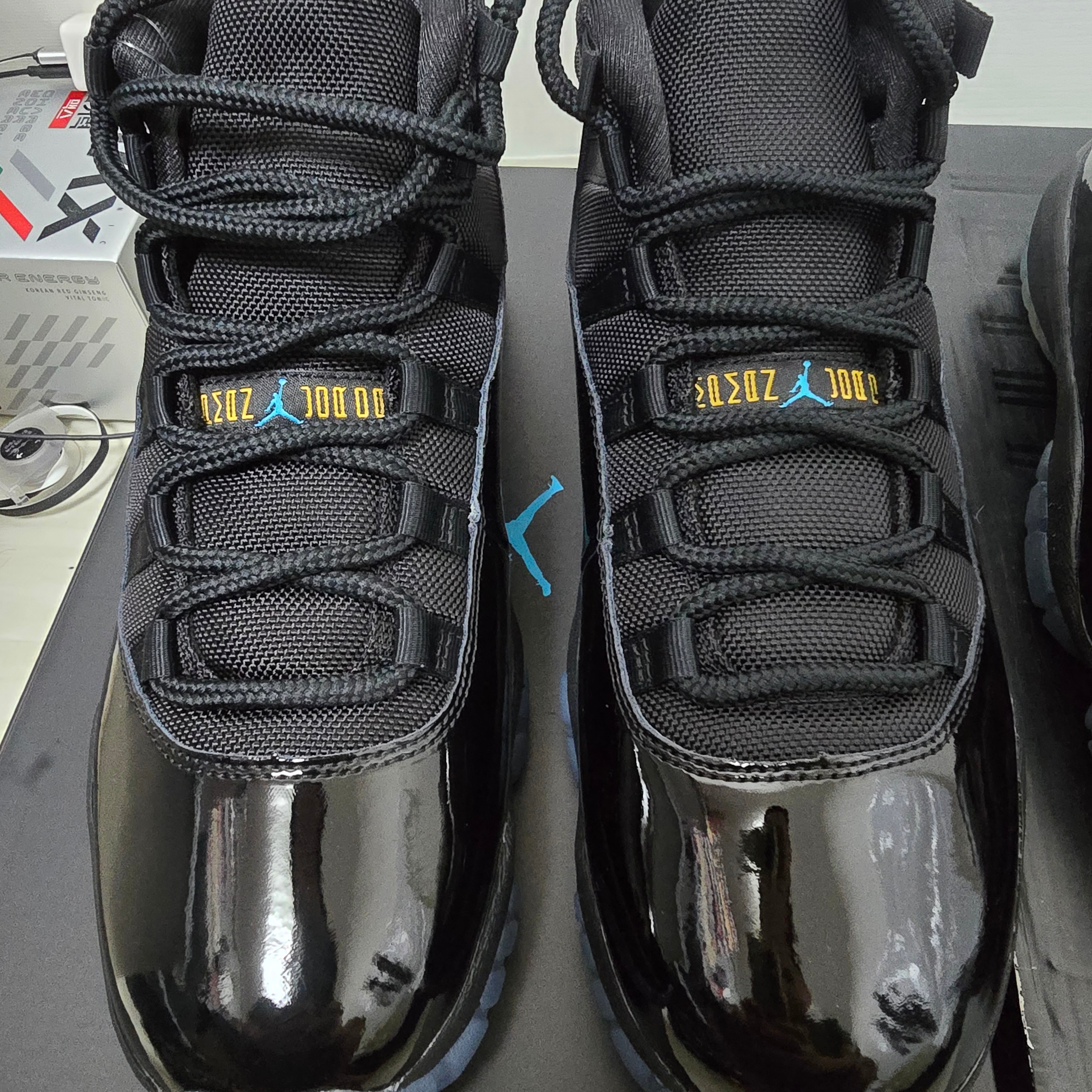 Jordan 11 Retro Gamma, Jordan 11 Retro Gamma Blue 착용 스타일 - 4