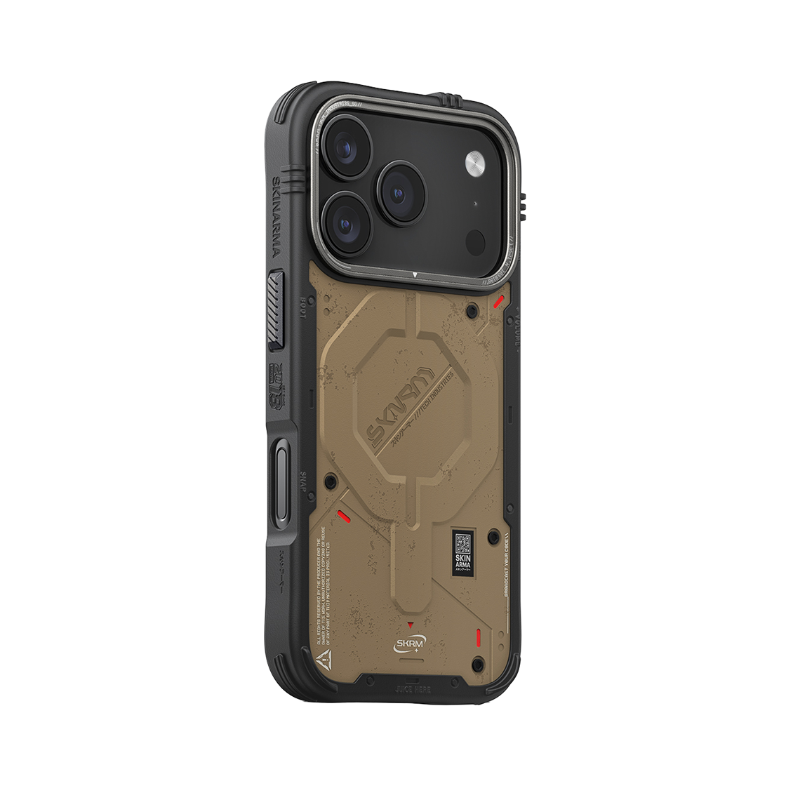 SK-IP17PM-VGR-STN Skinarma iPhone 17 Pro Max (2025) 6.9 Vigore MagCharge Stone