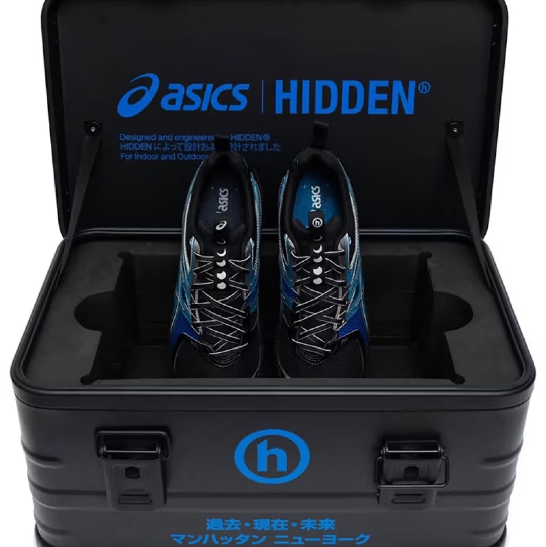 Asics x Hidden NY Gel-DS Trainer 14 Black Blue 착용 스타일 - 4