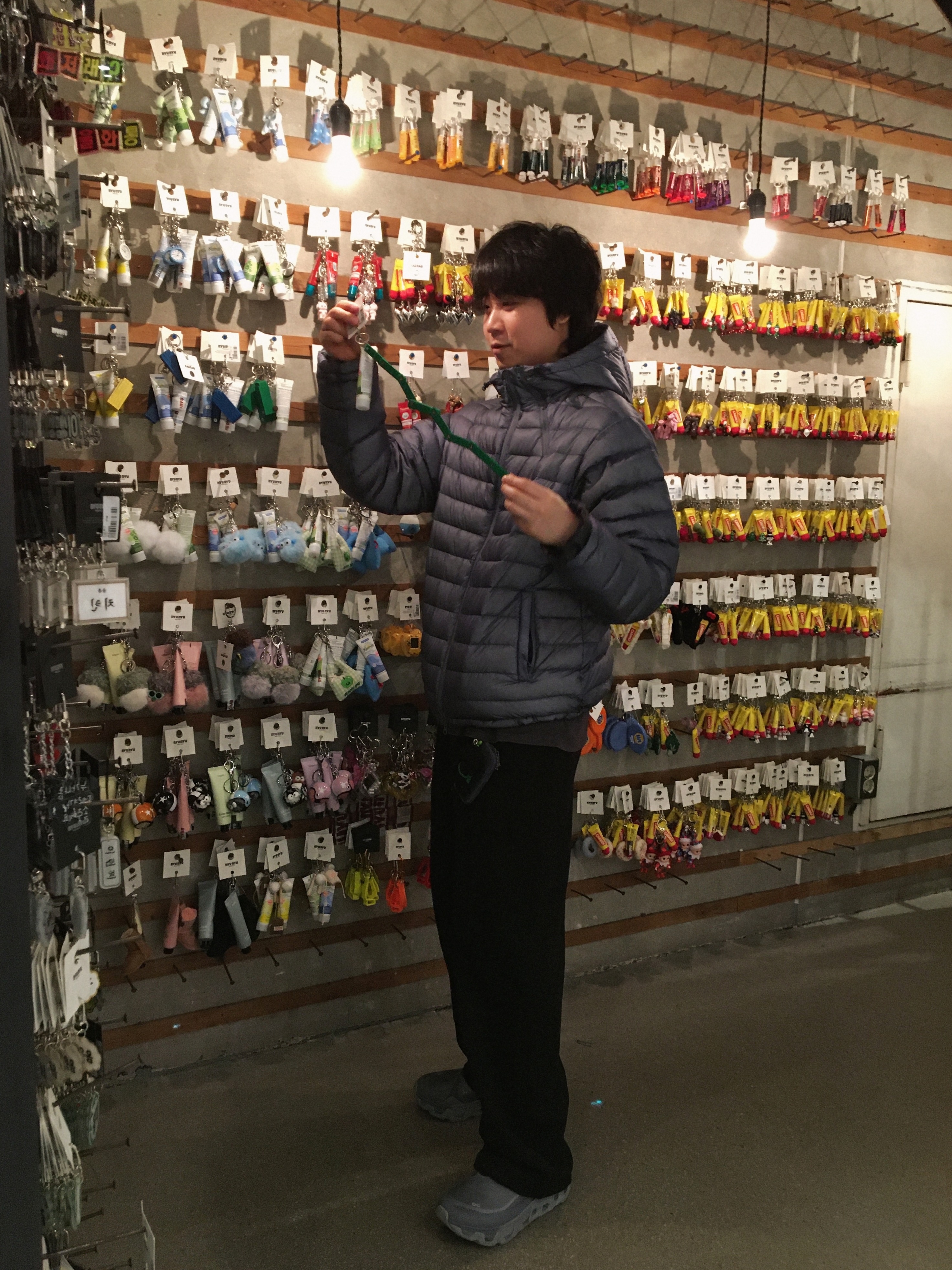 Sansan Gear Suffix Puffer Jacket Navy - 25FW, On Running x Post Archive Faction (Paf) Cloudmonster Hyper Phantom Apollo 착용 스타일 - 6