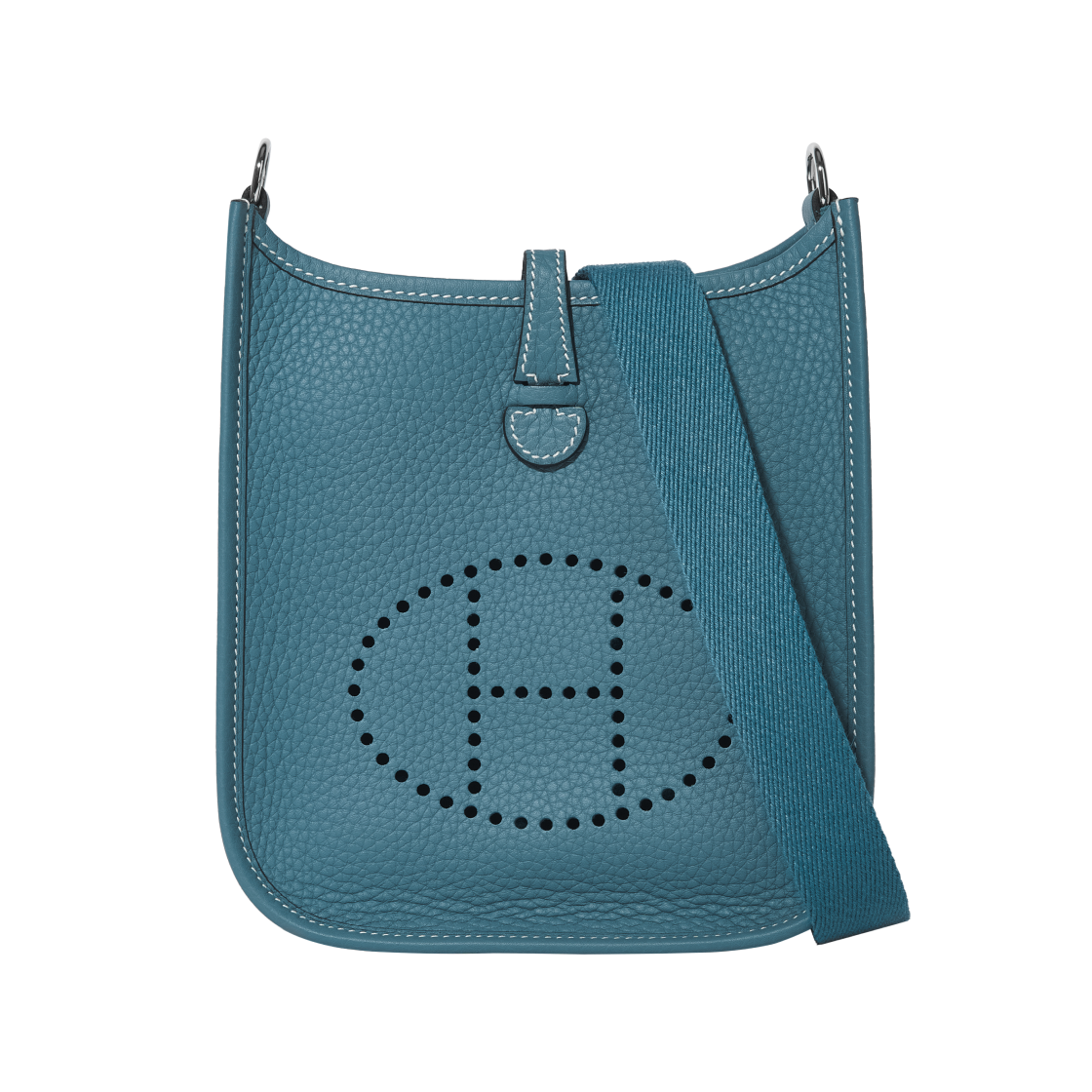 에르메스 에블린 16 아마존 백 클레망스 & 팔라듐 하드웨어 뉴 블루 진(Hermes Evelyne 16 Amazone Bag Clemence & Palladium New Bleu Jean) - 1
