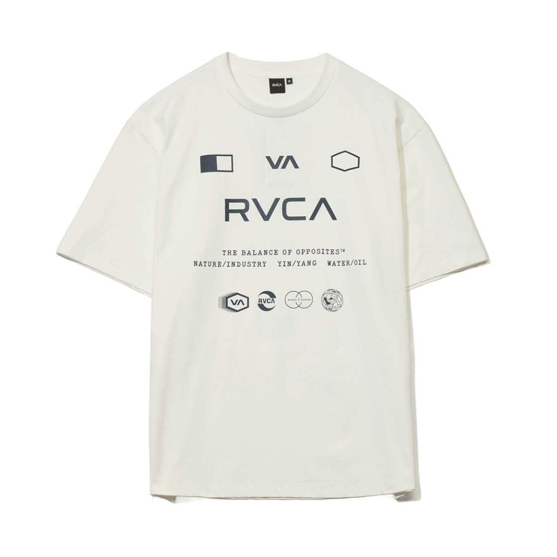 VF21ST008WHT RVCA Multi Logo Graphic T-Shirt (VF21ST008WHT)