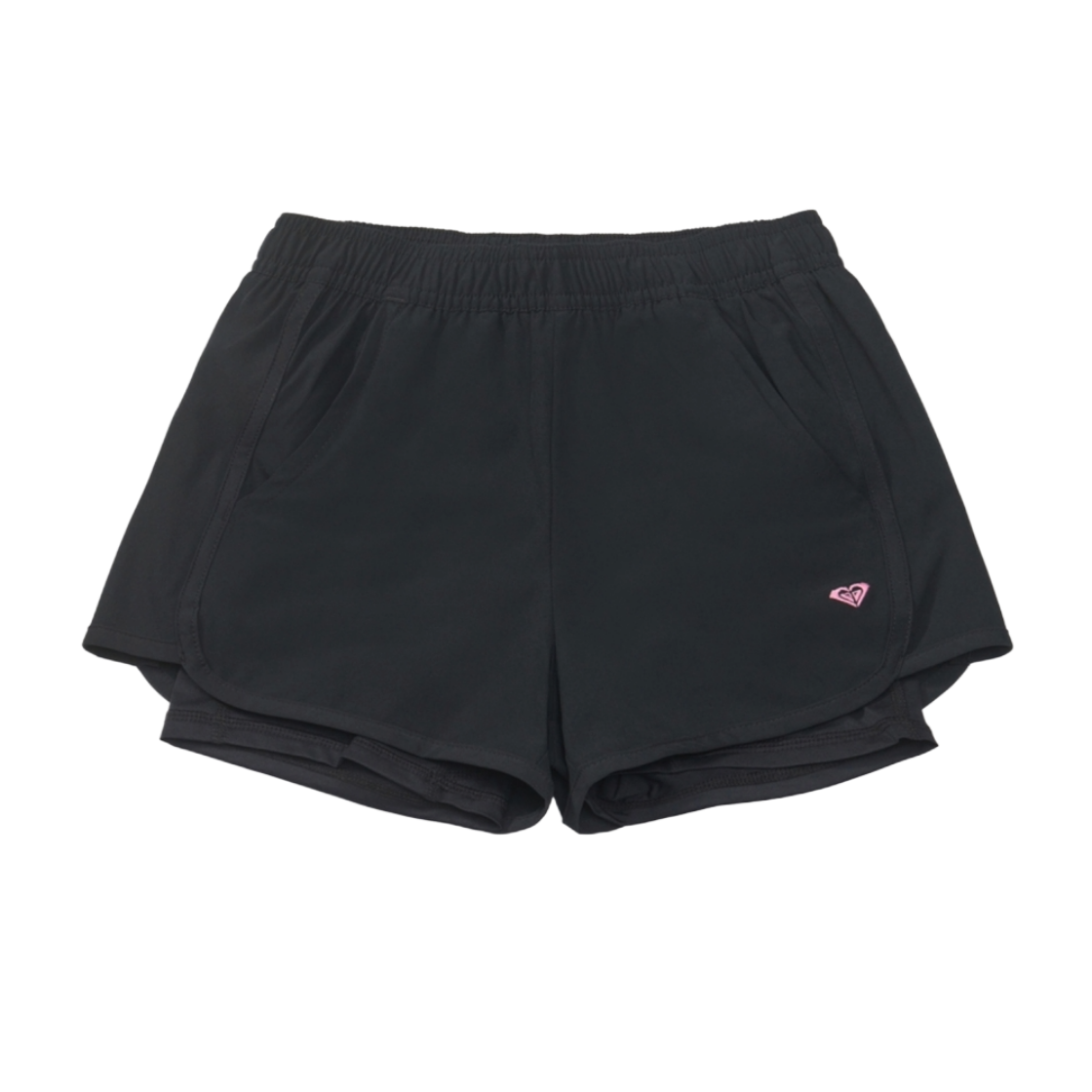 TF21KS095BLK ROXY Junior Everyday Surf Girl Layered Board Shorts TF21KS095BLK )