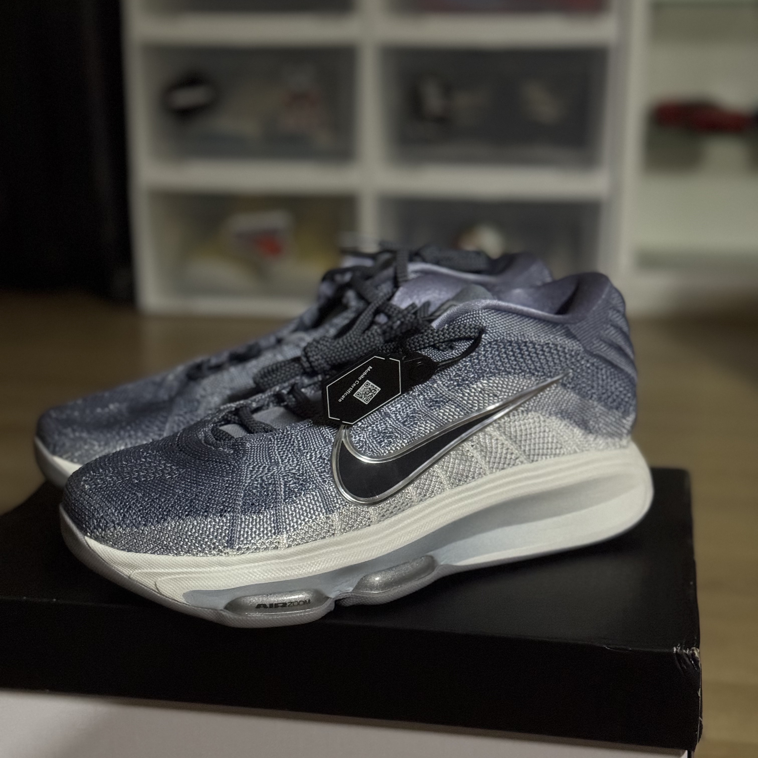 Nike Air Zoom G.T. Hustle 3 EP Ashen Slate Anthracite 착용 스타일