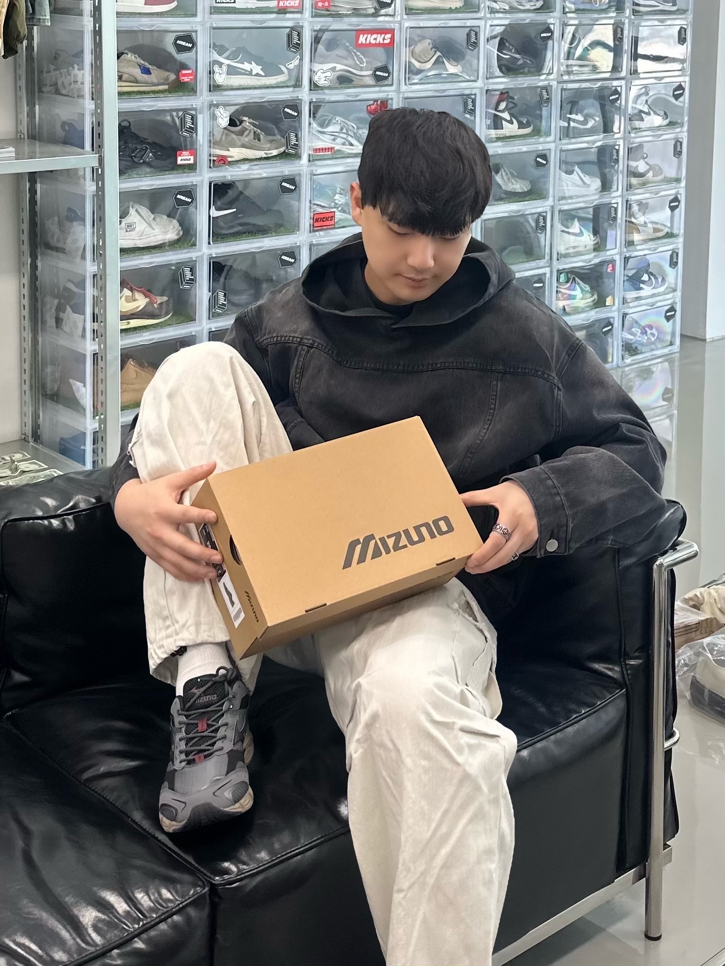 Mizuno Halo Mix TL Black Silver 착용 스타일 - 4