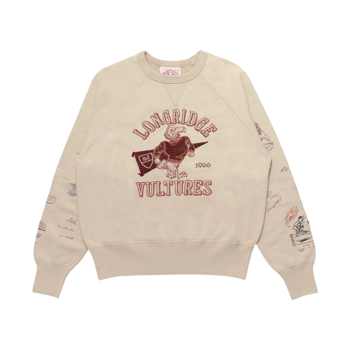 - Samuel Zelig Yearbook Crewneck Vintage Beige