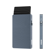 VALENTA ALUMINUM MAGSAFE CARD WALLET COOL GREY