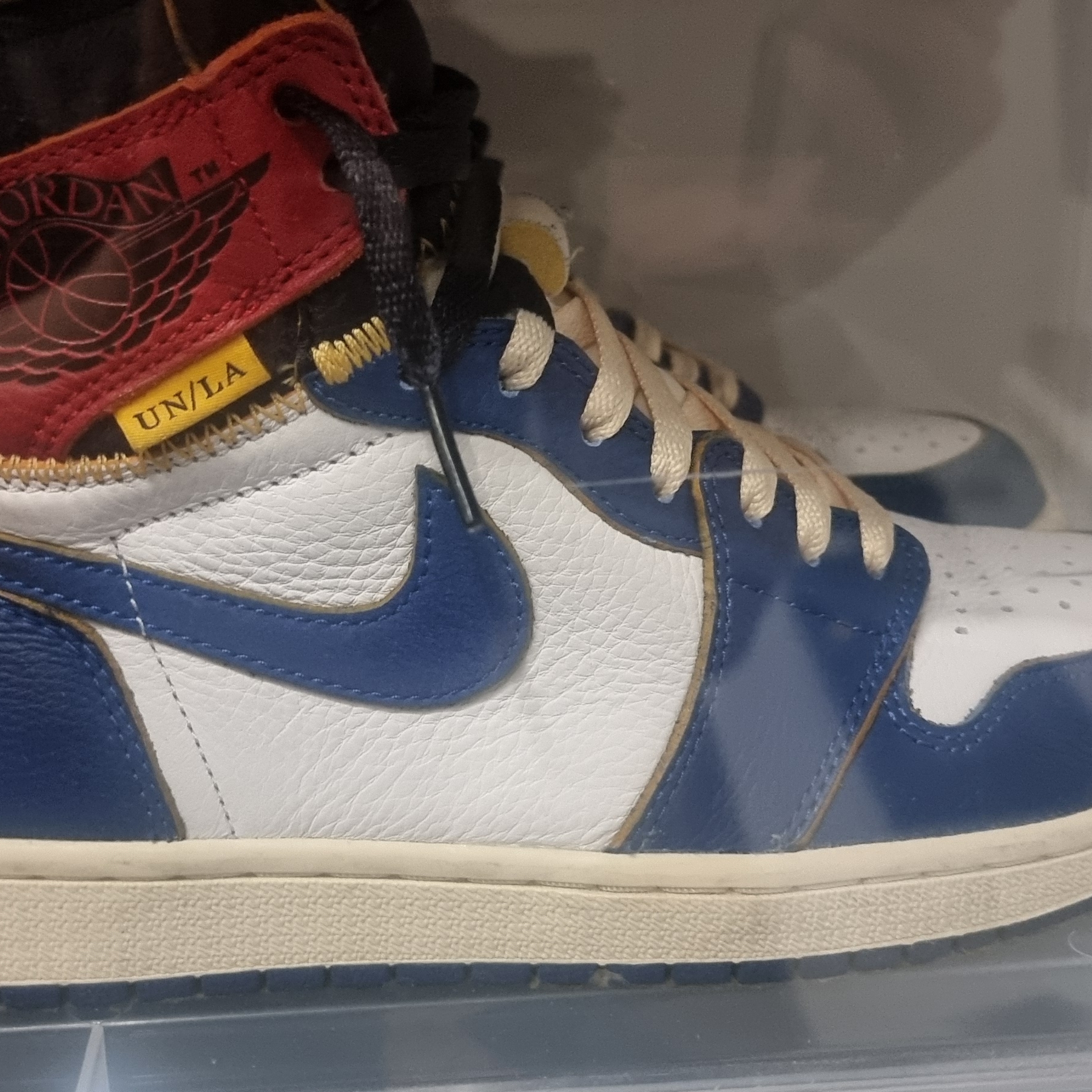 Jordan 1 x Union Retro High Blue Toe 착용 스타일