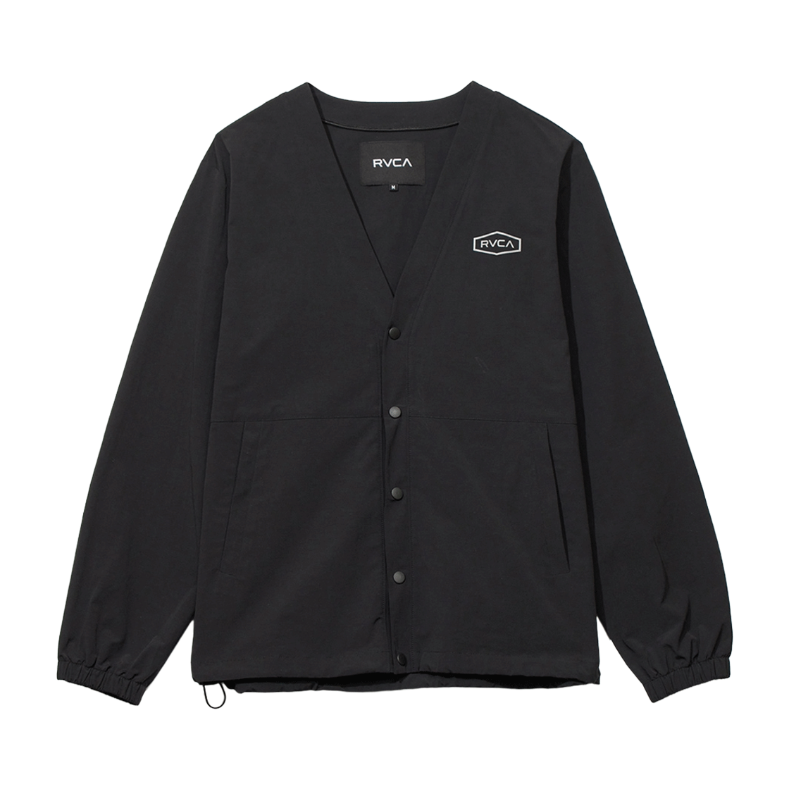VF11JK002BLK RVCA Simple Wooven Cardigan (VF11JK002BLK)
