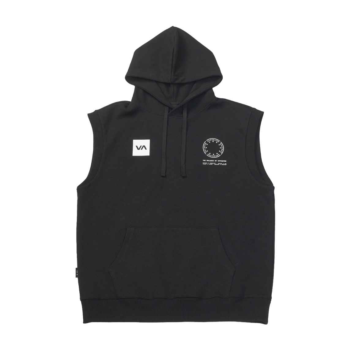 루카 슬리브리스 후드티 (VF21HD007BLK)(RVCA Sleeveless Hoodie (VF21HD007BLK))