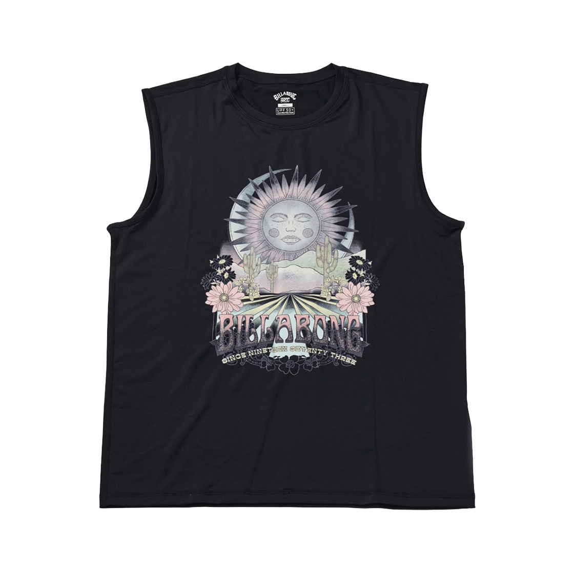 WF11RE090BLK BILLABONG Women Sunbeam Muscle Sleeveless Rashguard (WF11RE090BLK)