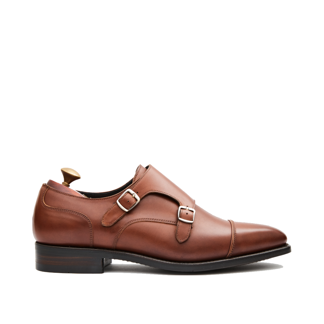 헤리티지 남성 더블 몽크 라이트 브라운