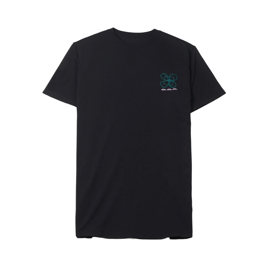 QF21RE043BLK QUIKSILVER UPF 50+ Heartbeat Short Sleeves Rashguard (QF21RE043BLK)