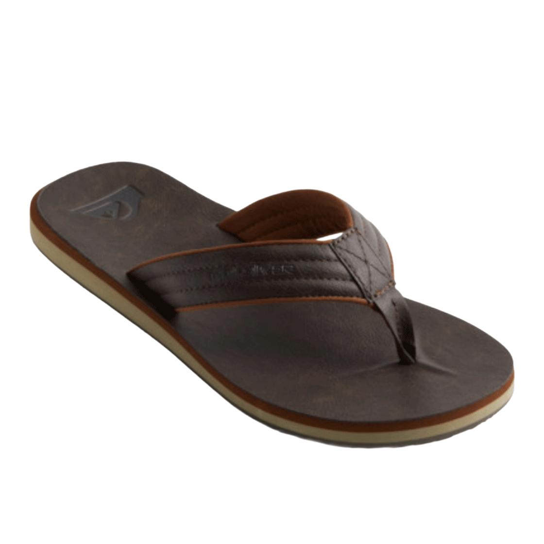 QE22SD028CTK QUIKSILVER Men'S Dark Brown Flip-Flop (QE22SD028CTK)