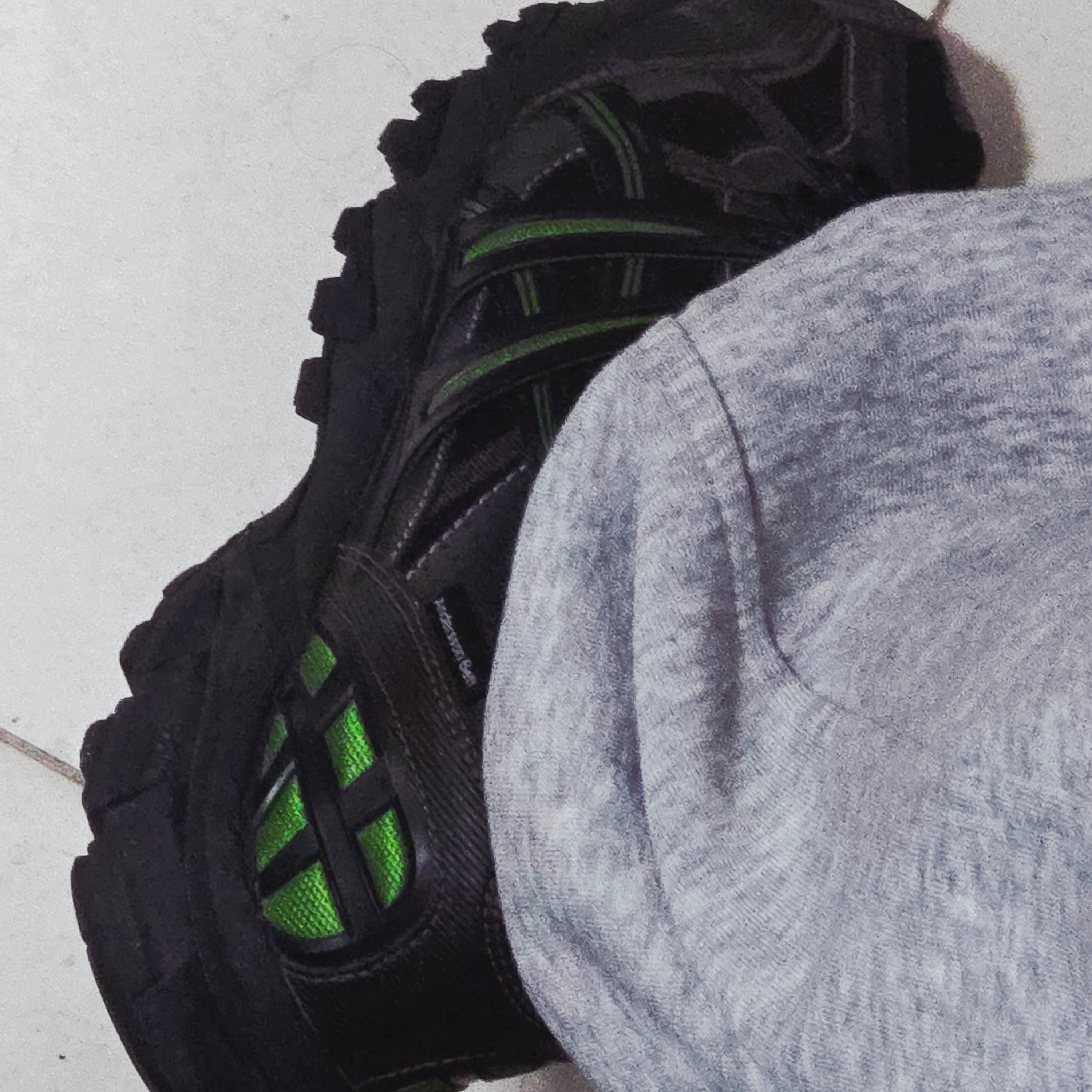 Asics x Andersson Bell Gel-Sonoma 15-50 Black Green 착용 스타일