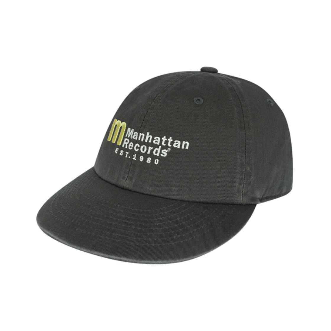 MR25CA013CH0 Manhattan Records M Classic Logo Cap - Charcoal