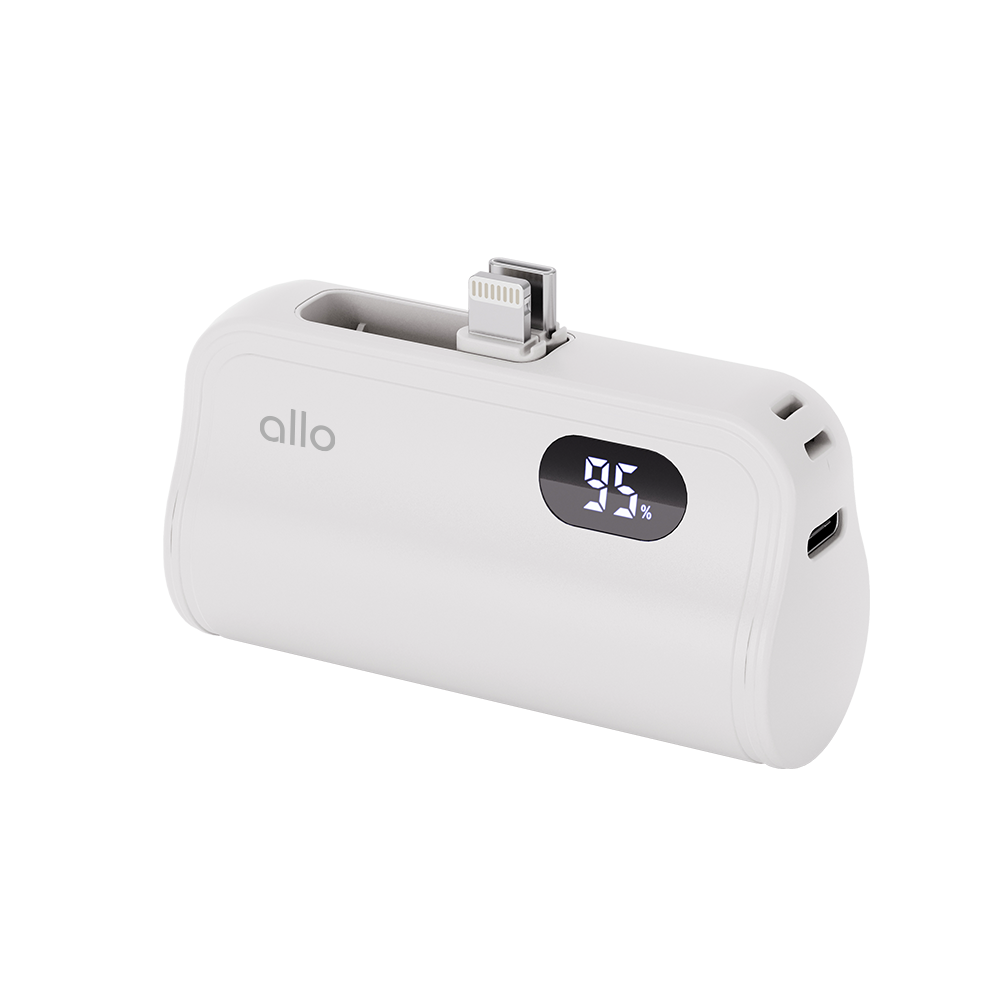 알로코리아 미니 도킹형 고속충전 갤럭시 아이폰 올인원 보조배터리 20W 5000mAh(AlloKorea Mini Docking Quick Charger Galaxy iPhone All-in-one Auxiliary Battery 20W 5000 mAh)