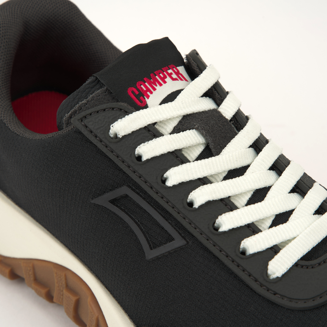 (W) 캠퍼 드리프트 트레일 비브람 누벅 스니커즈 블랙((W) Camper Drift Trail Vibram Nubuck Sneakers Black) - 7