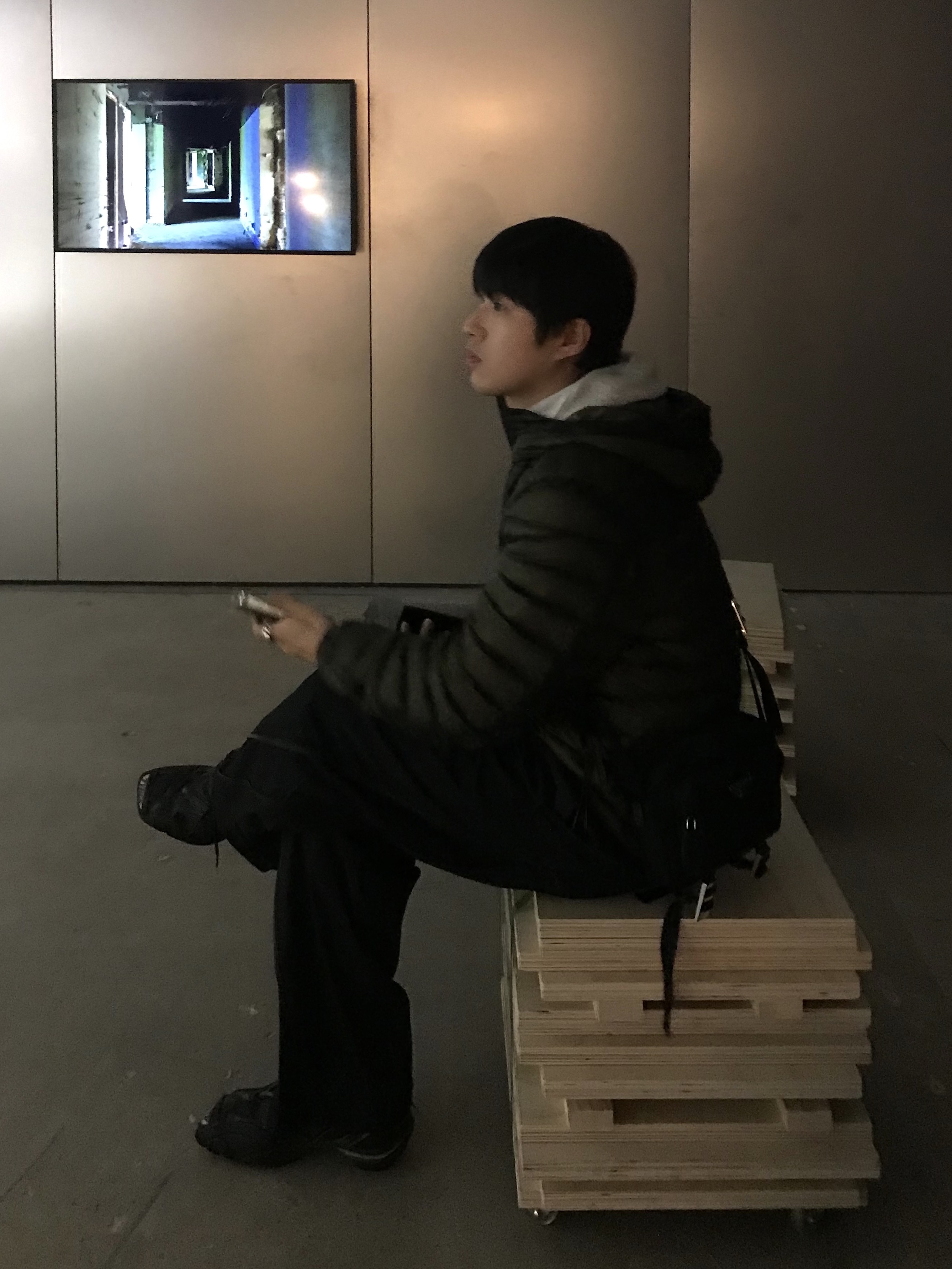 C.P. Company Medium Down Jacket Ivy Green - 25FW, Balenciaga Tyrex Sneakers Black 착용 스타일 - 4