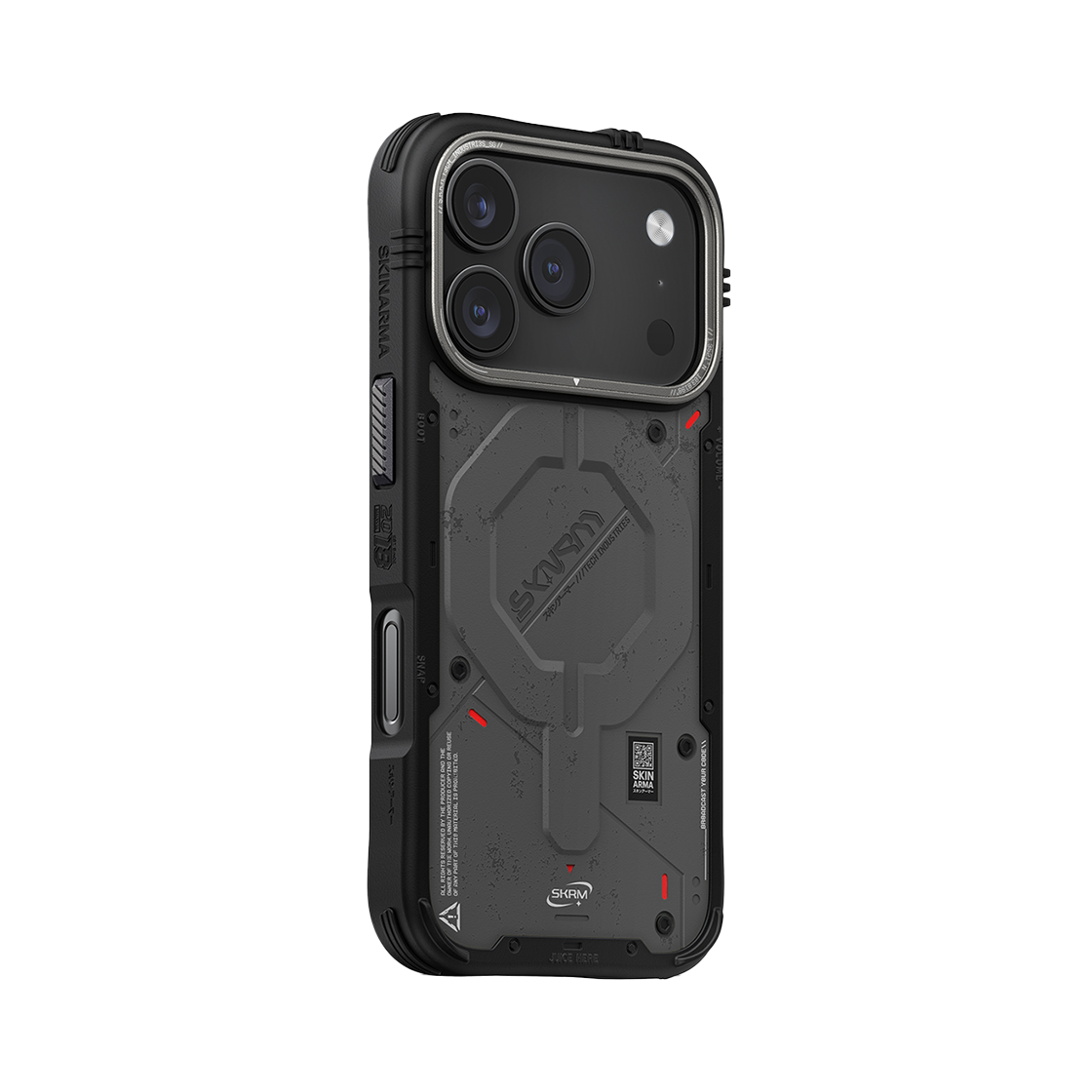 SK-IP17PM-VGR-CHAR Skinarma iPhone 17 Pro Max (2025) 6.9 Vigore MagCharge Charcoal