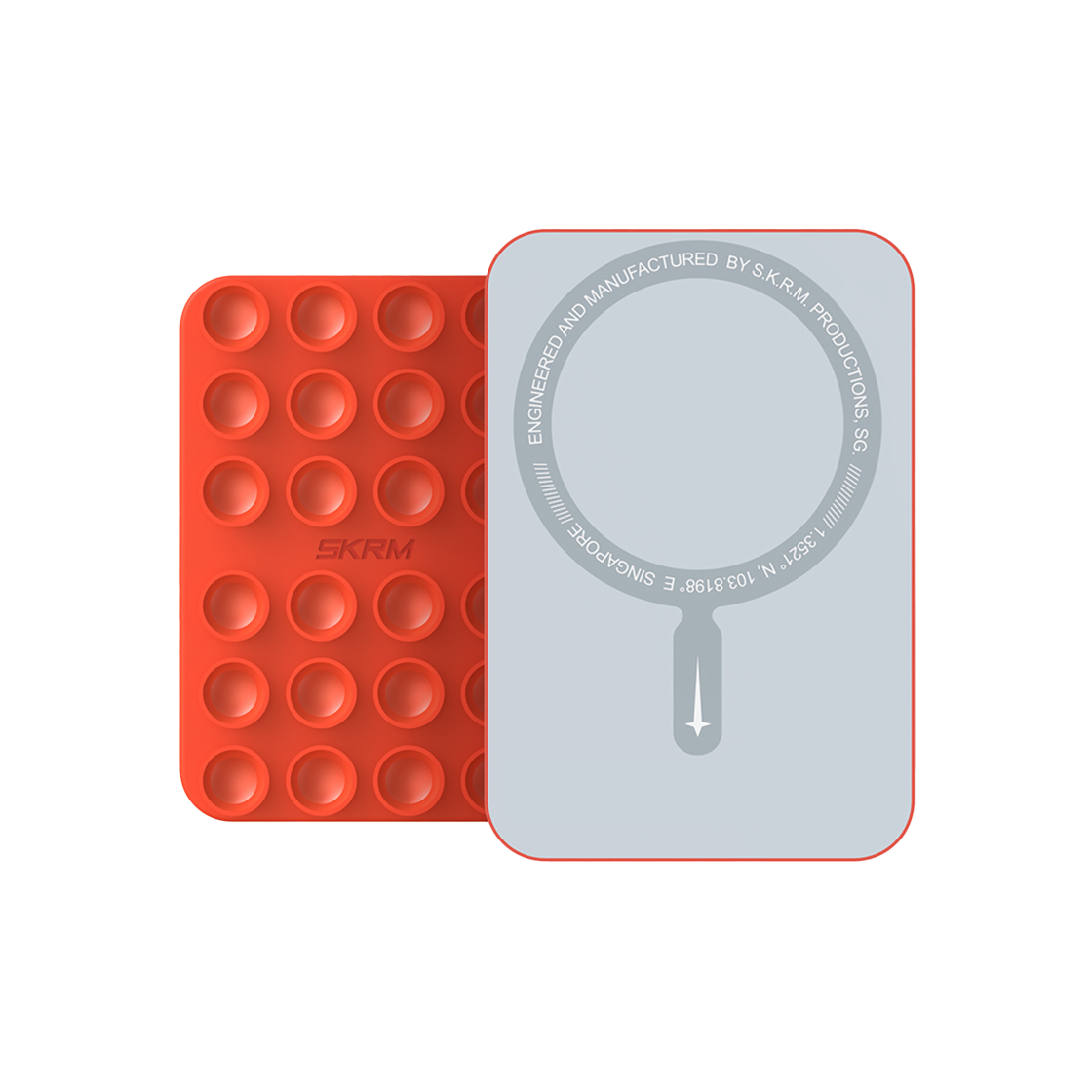 스키나마 스택스 석션 마운트 맥세이프 흡착 패드
오렌지(Skinarma Stax Suction Mount MagSafe Pad Orange)