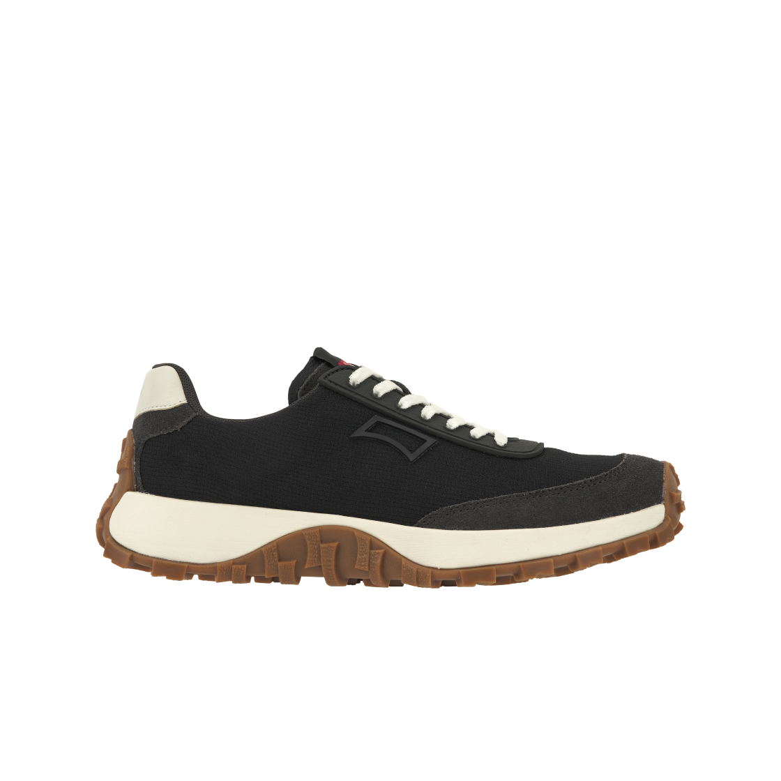 (W) 캠퍼 드리프트 트레일 비브람 누벅 스니커즈 블랙((W) Camper Drift Trail Vibram Nubuck Sneakers Black) - 1
