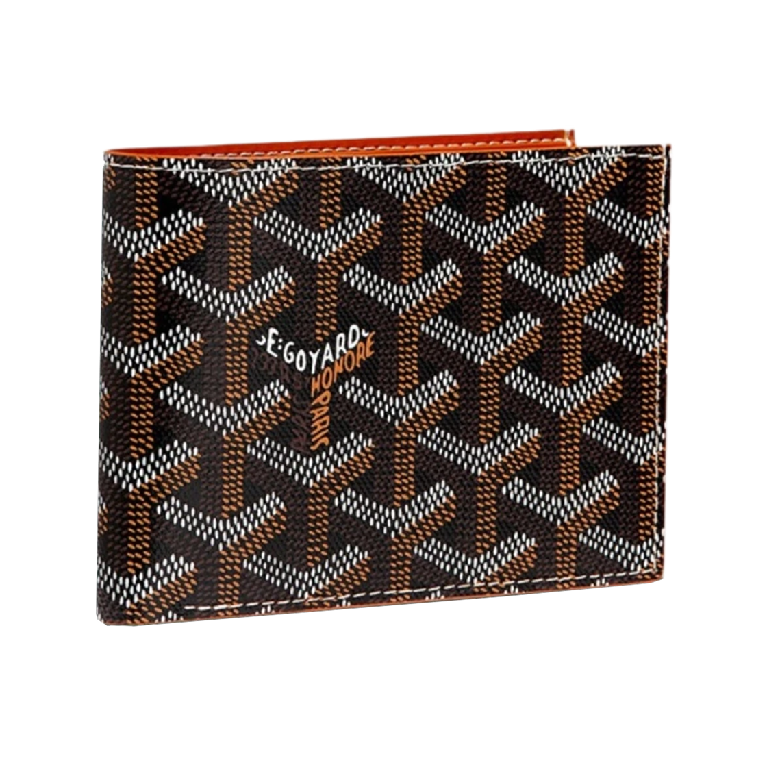 APMVICTOIRE-8CC-03 Goyard Victoire Wallet Black Tan