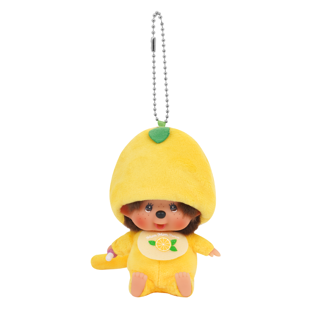 몬치치 MMF 몬치치 레몬 빅헤드 SS 키체인 보이(Monchhichi MMF Lemon Big head SS K/C Boy)