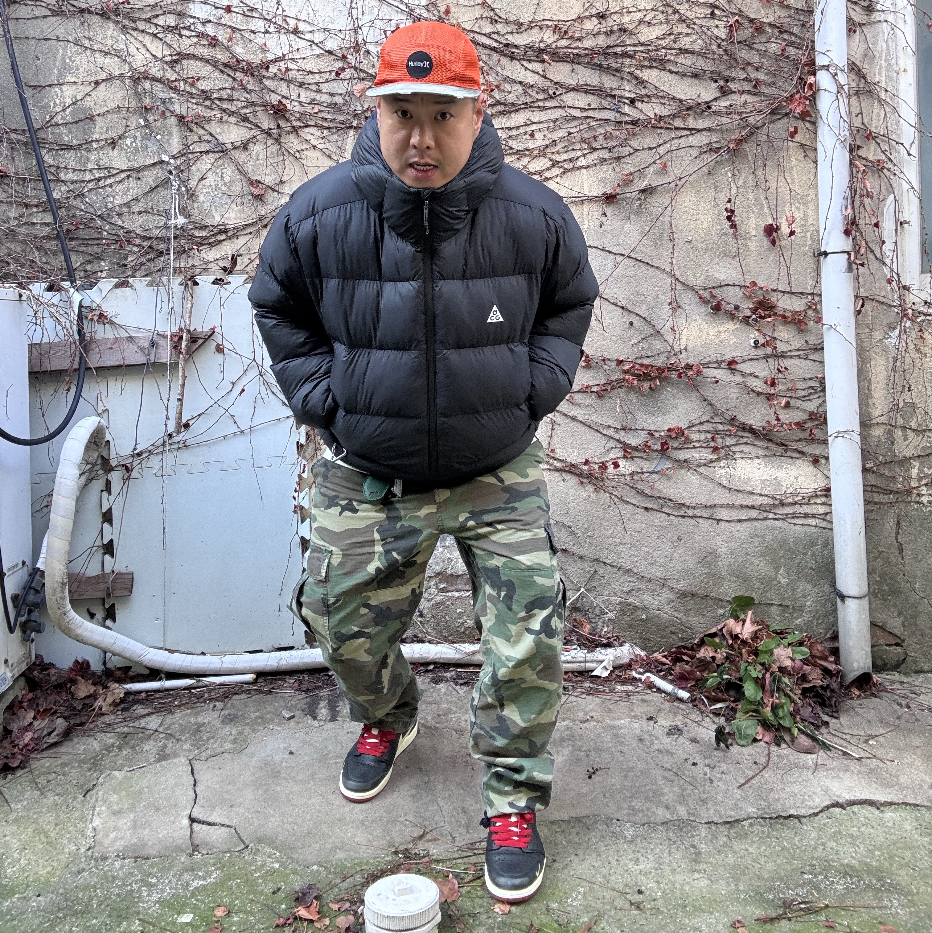 Jordan 1 x Nigel Sylvester Retro Low OG Better With Time, Nike ACG Therma-Fit ADV Lunar Lake Loose Hooded Jacket Black Summit White - Asia 착용 스타일 - 2