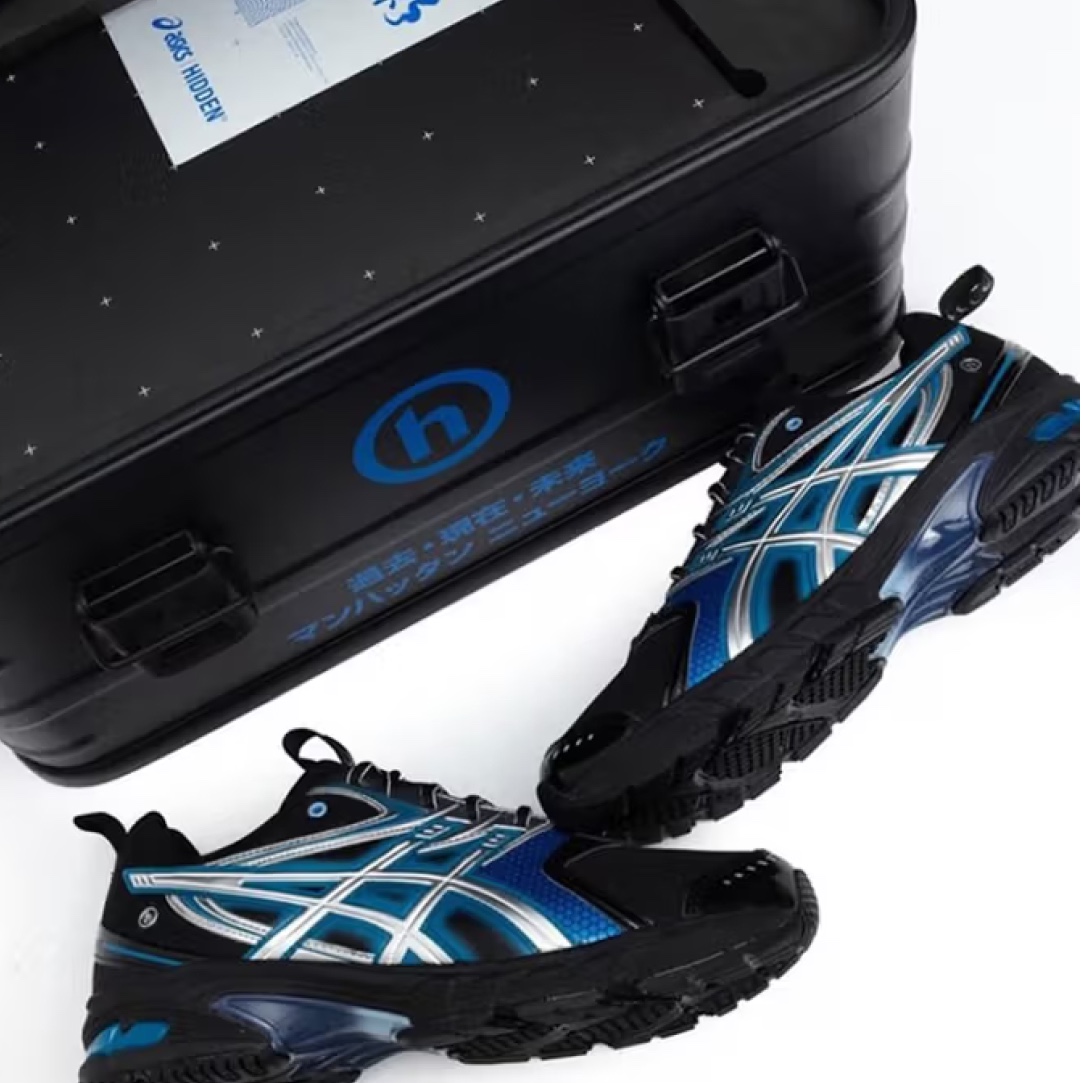 Asics x Hidden NY Gel-DS Trainer 14 Black Blue 착용 스타일 - 2