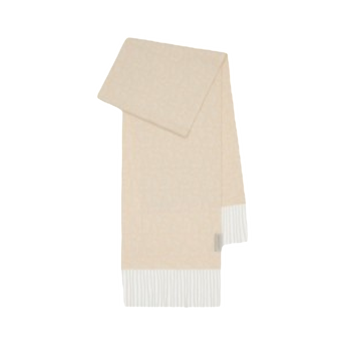 버버리 B 참 캐시미어 스카프 초크 화이트(Burberry B Charm Cashmere Scarf Chalk White) - 1