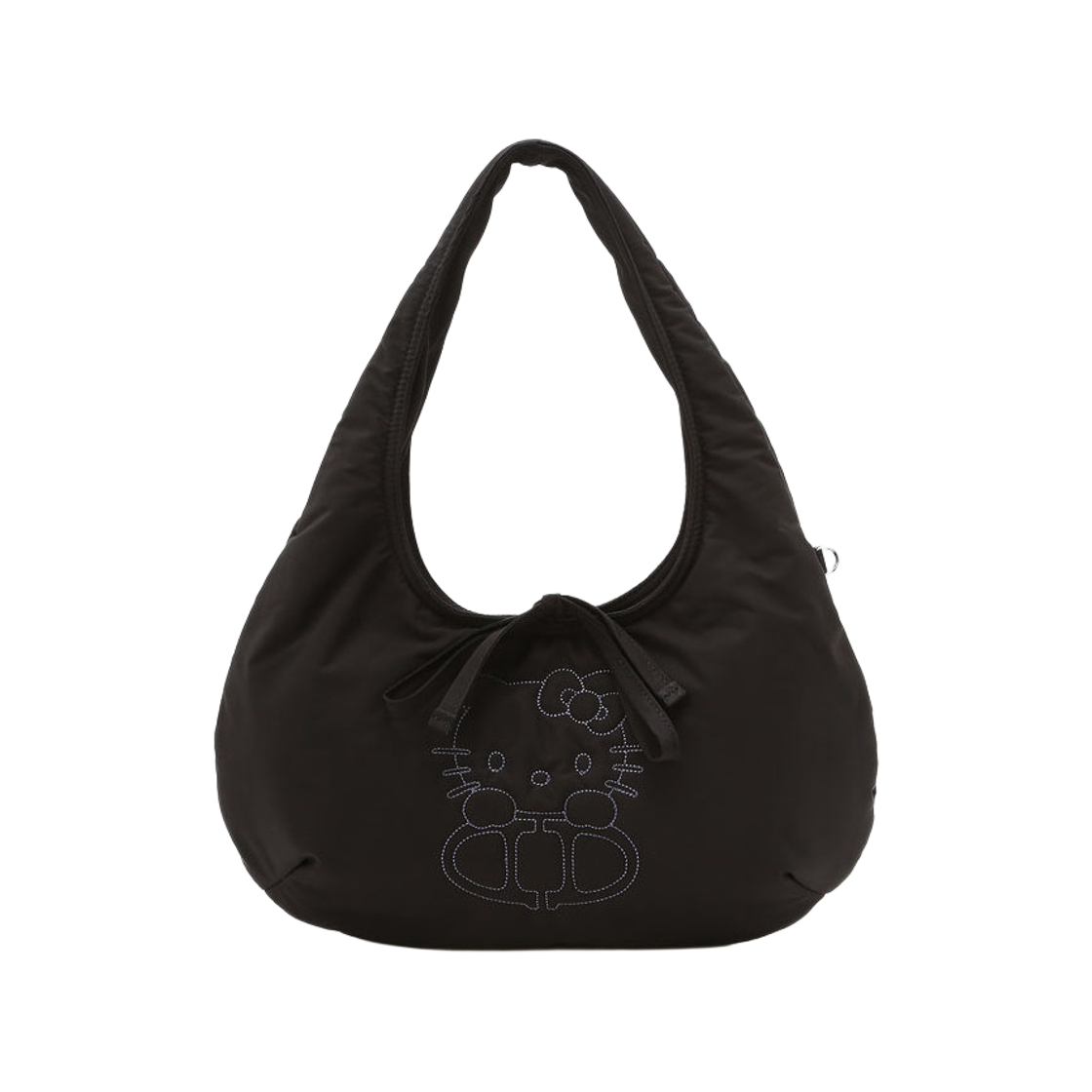 헬로키티 x 아떼 블랙 키티 자수 숄더백_AABA6E015BK(Hello Kitty x Athe Black Kitty Embroidered Shoulder Bag)