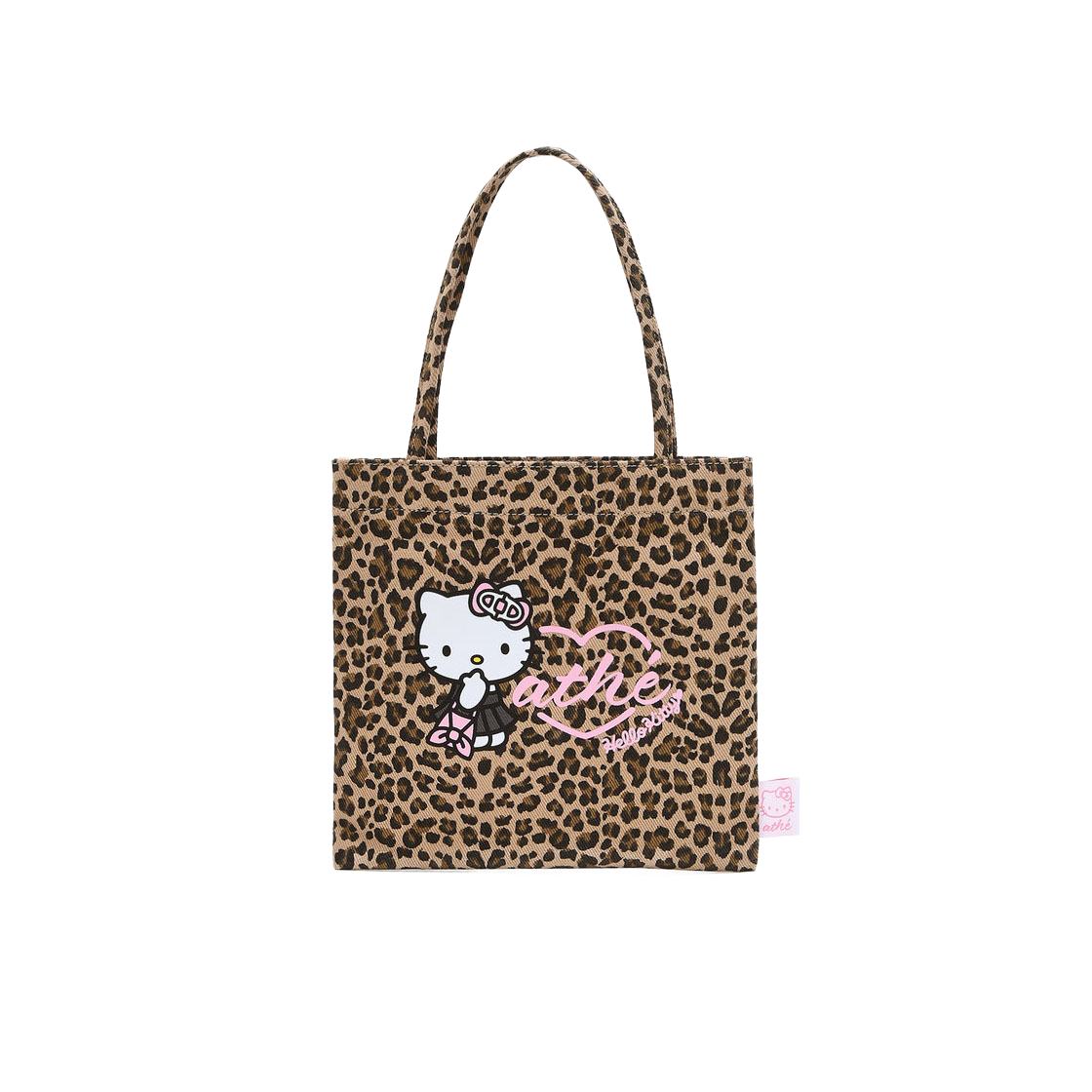 AABA6E021W2 Hello Kitty x Athe Leopard Brown Tote Bag S