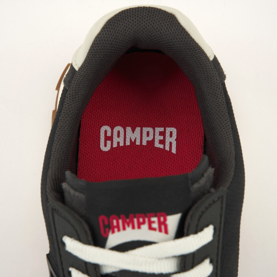 (W) 캠퍼 드리프트 트레일 비브람 누벅 스니커즈 블랙((W) Camper Drift Trail Vibram Nubuck Sneakers Black) - 8